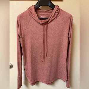 Athleta Coral Heathered Hoodie